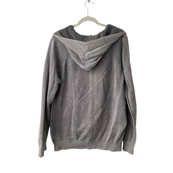 THE RAIL Distressed Washed Hooded Sweater I Size: XL - Picture 6 of 11